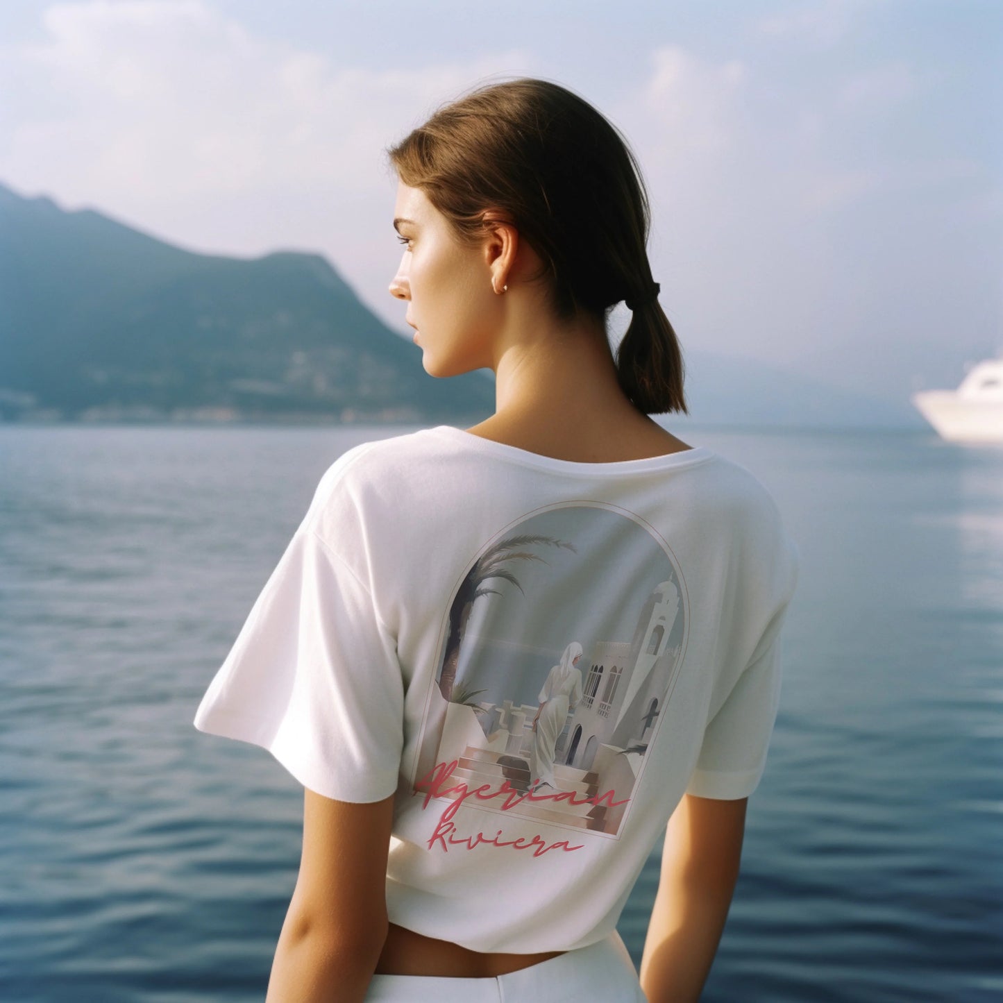 T-shirt Alger Algerian riviera  — Oversized — Dar Deeja