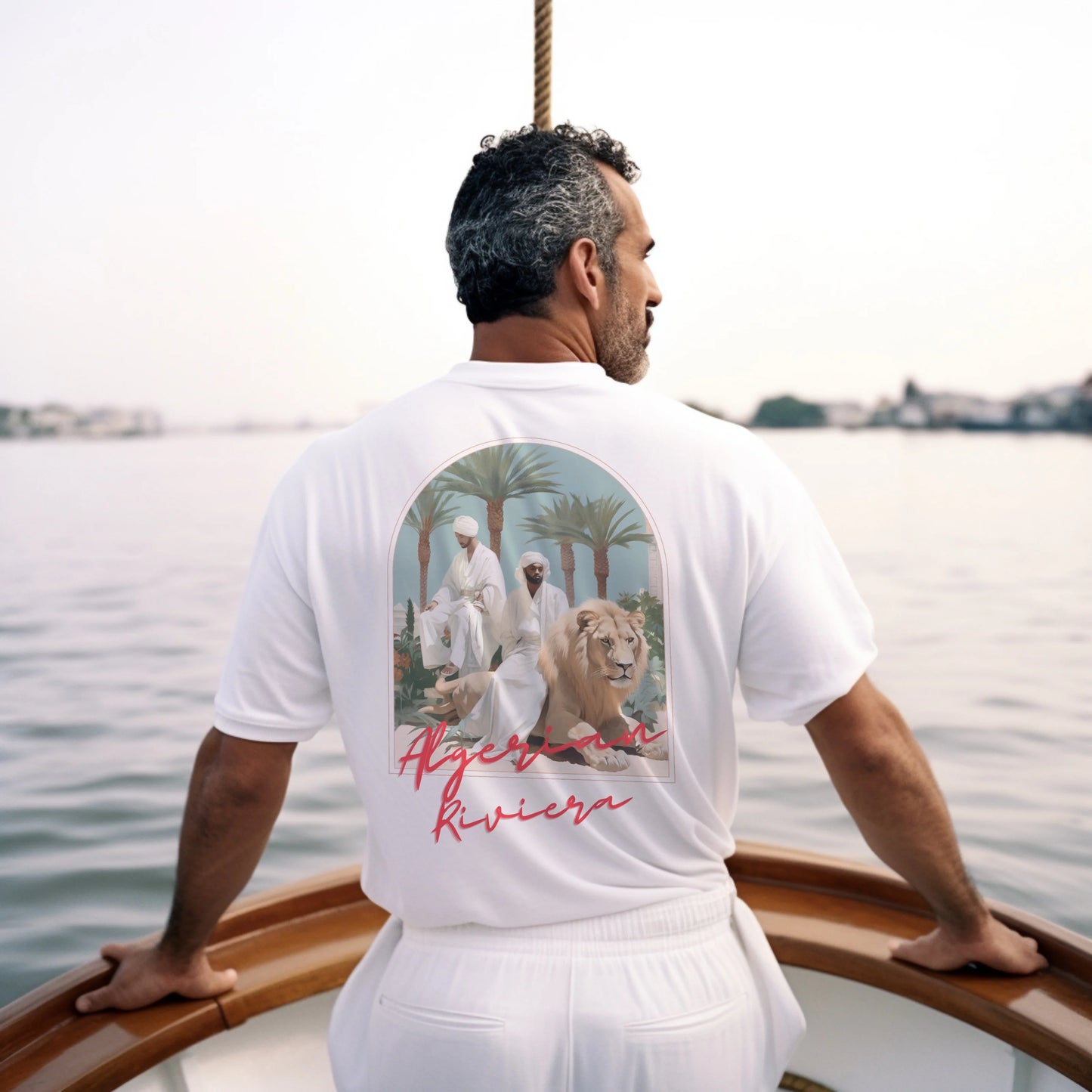 T-shirt Oran Algerian riviera — Oversized — Dar Deeja