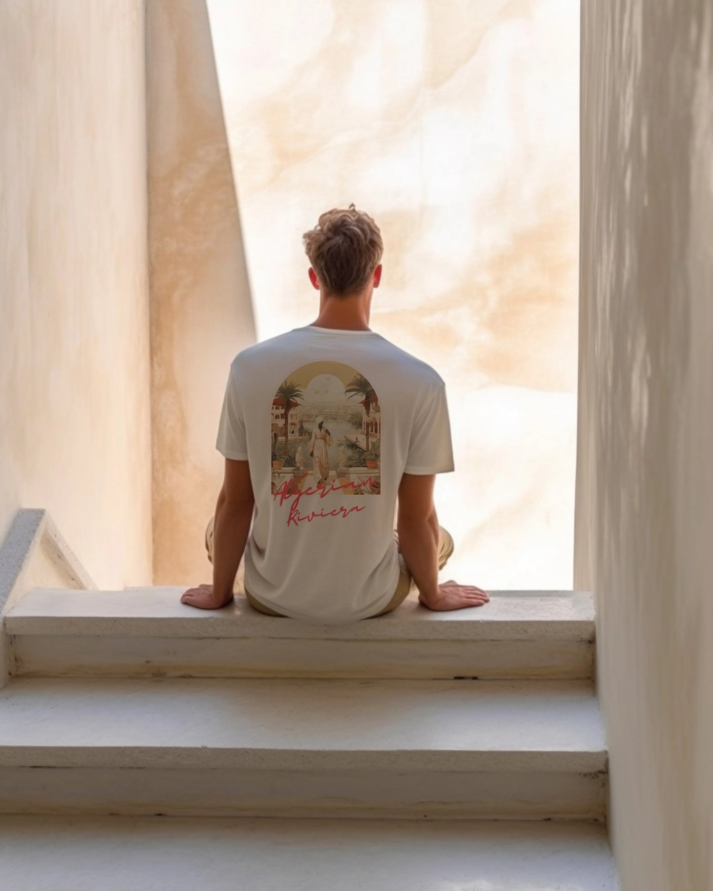 T-shirt Tlemcen Algerian riviera — Oversized — Dar Deeja