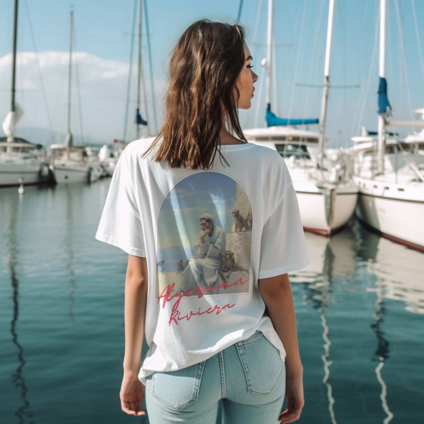 T-shirt Bejaïa Algerian riviera  — Oversized — Dar Deeja