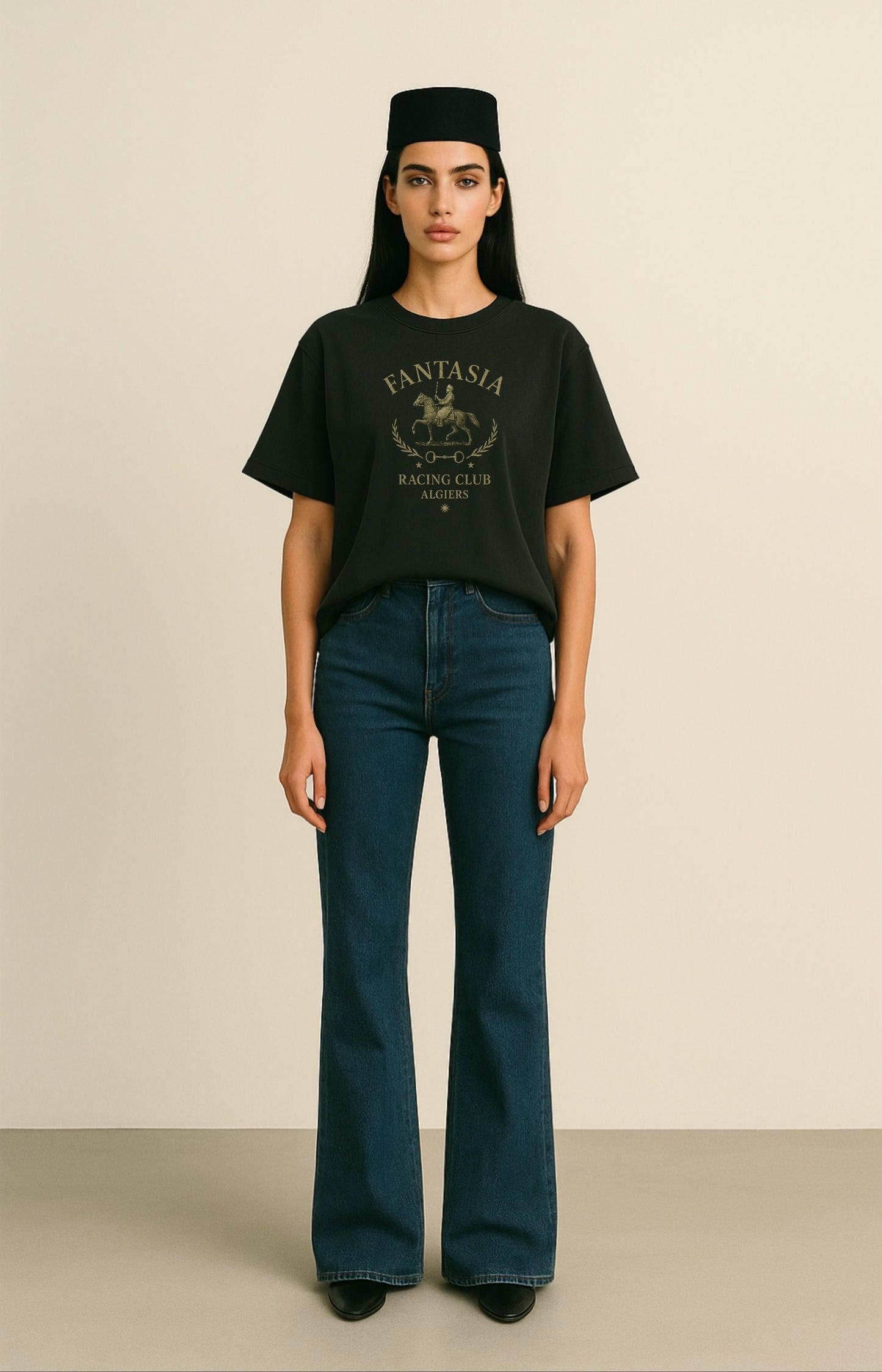 T-shirt Fanstia Racing Club — Boxy fit — Dar Deeja