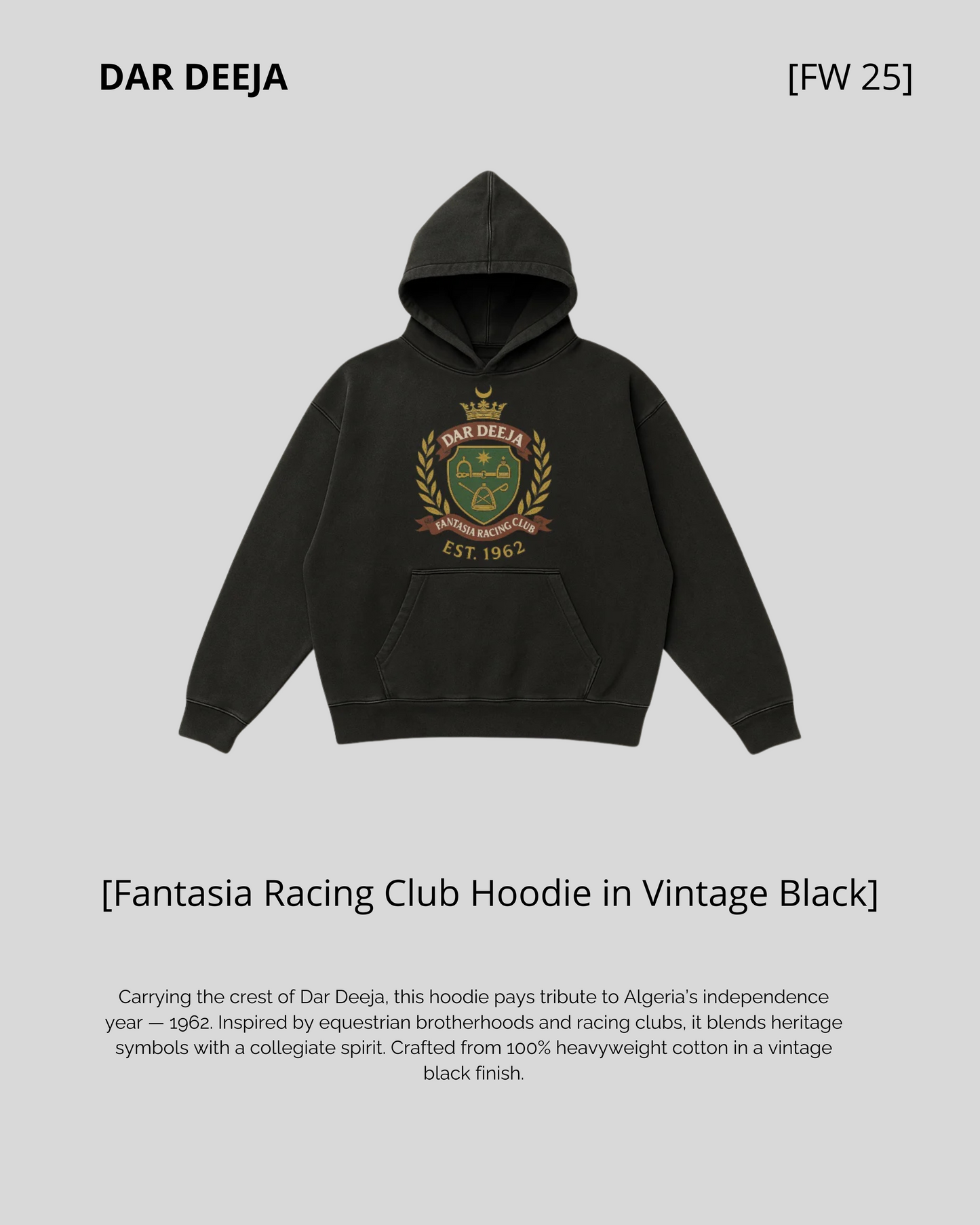 Fantasia Racing Club Sweatshirt — Oversized — Dar Deeja