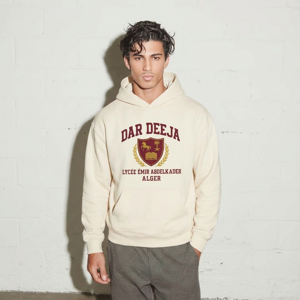 Hoodie Lycée Émir Abdelkader — Dar Deeja