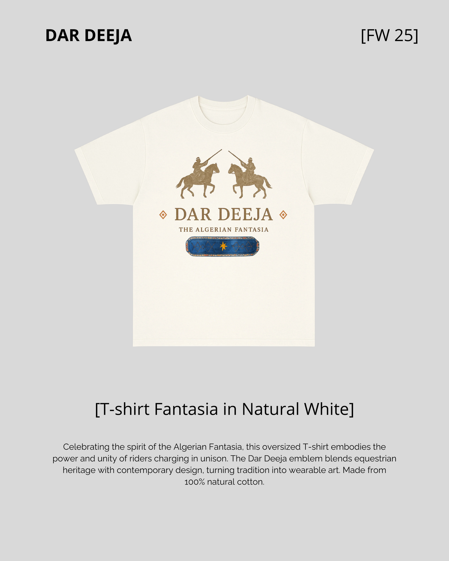 Fantasia T-shirt — Boxy fit — Dar Deeja
