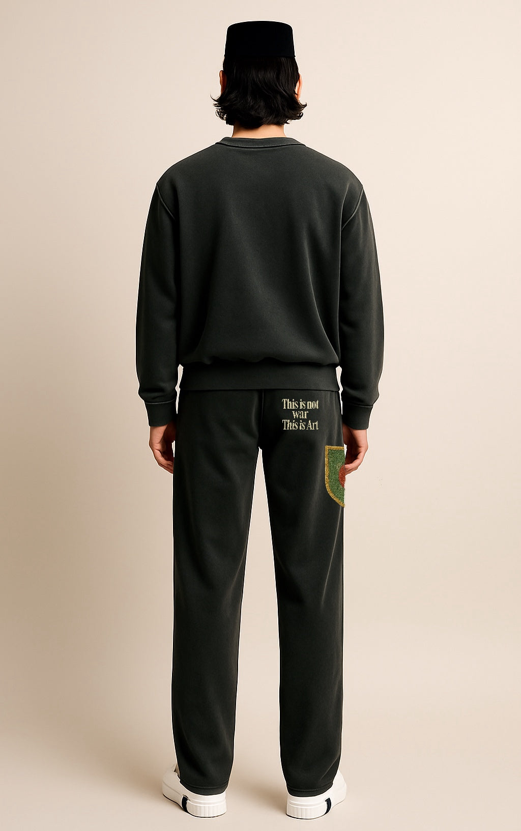 Fantasia Is Art Track Pants – Vintage Black