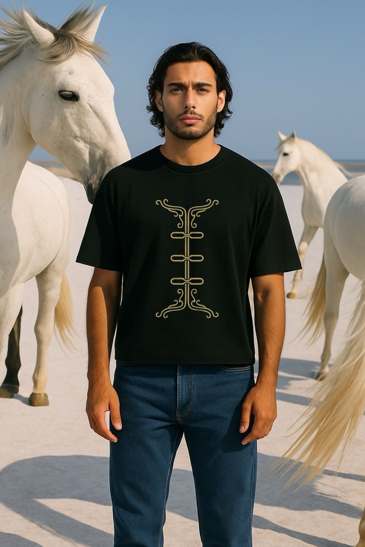 T-shirt Karakou — Boxy fit — Dar Deeja