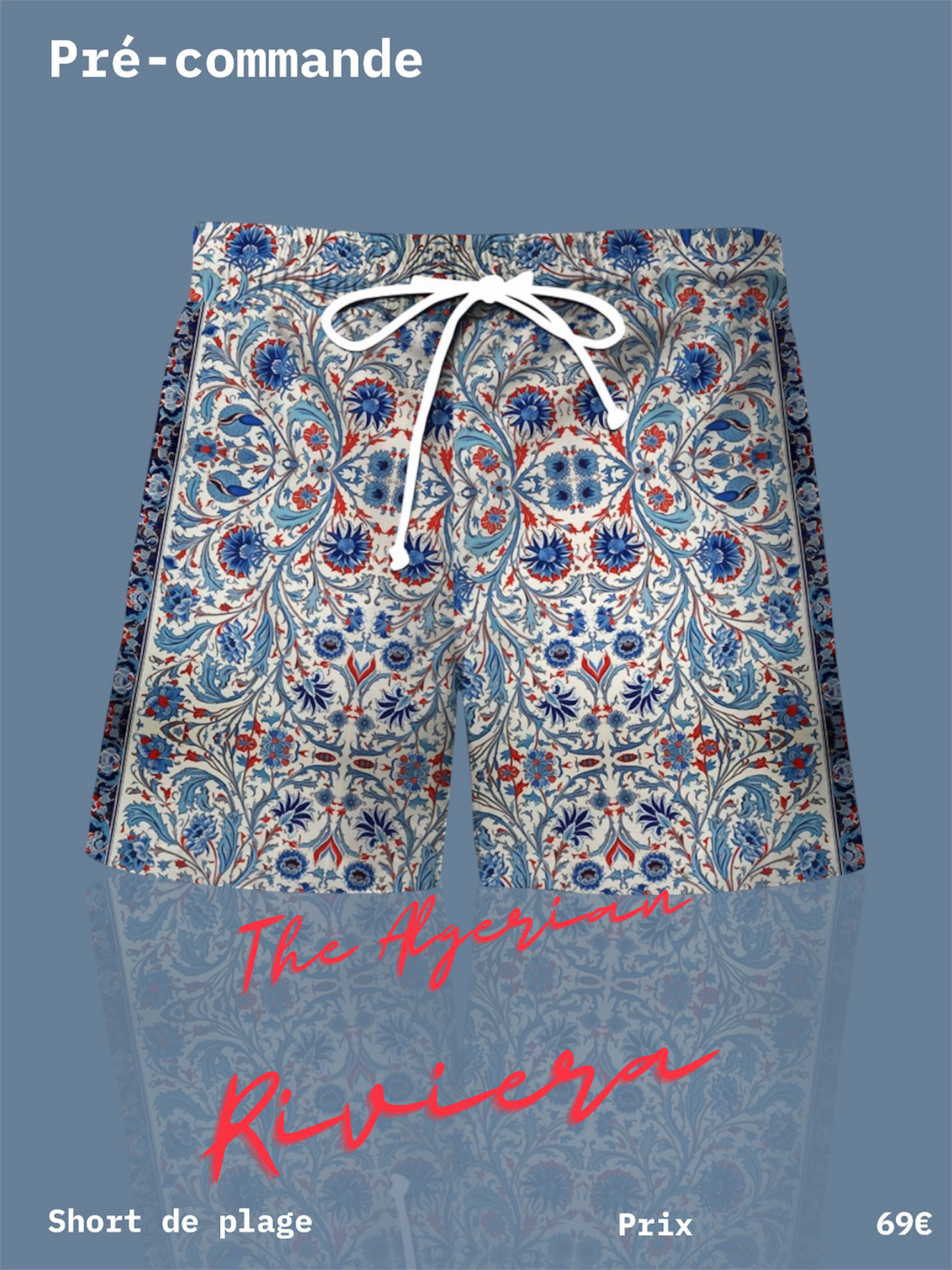 Short de bain Zelige Algérois