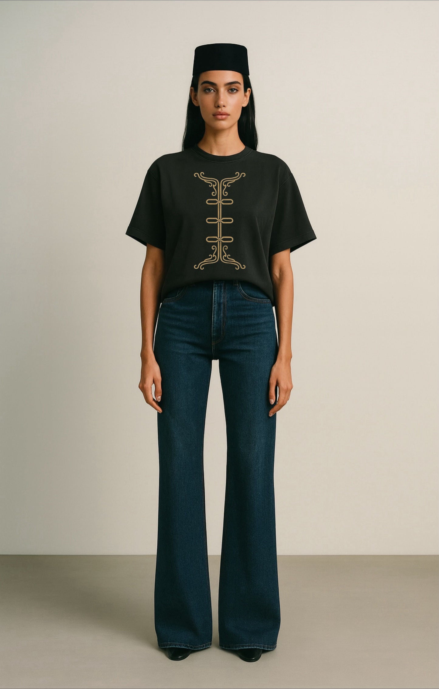 T-shirt Karakou — Boxy fit — Dar Deeja