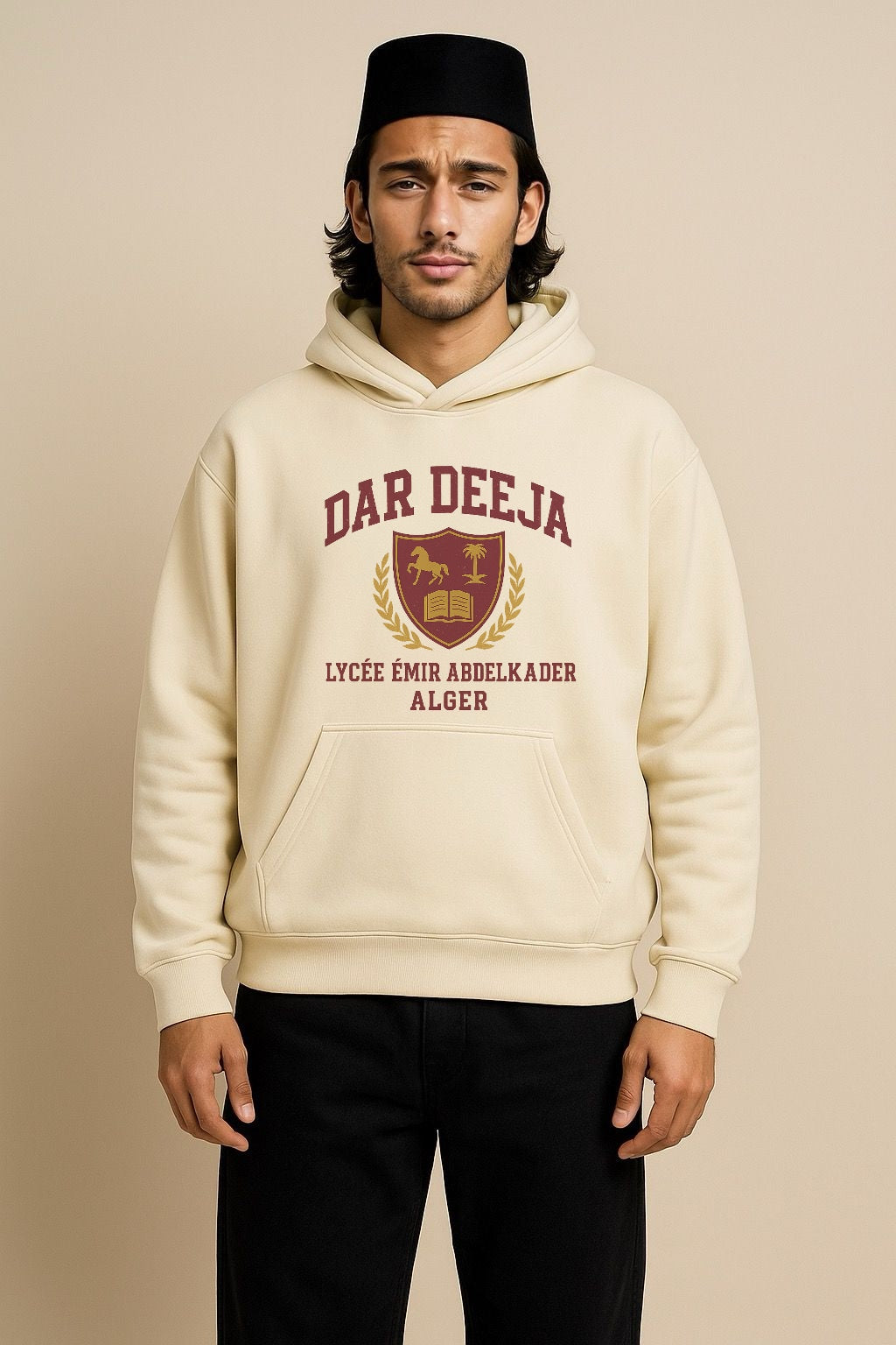 Hoodie Lycée Émir Abdelkader — Dar Deeja