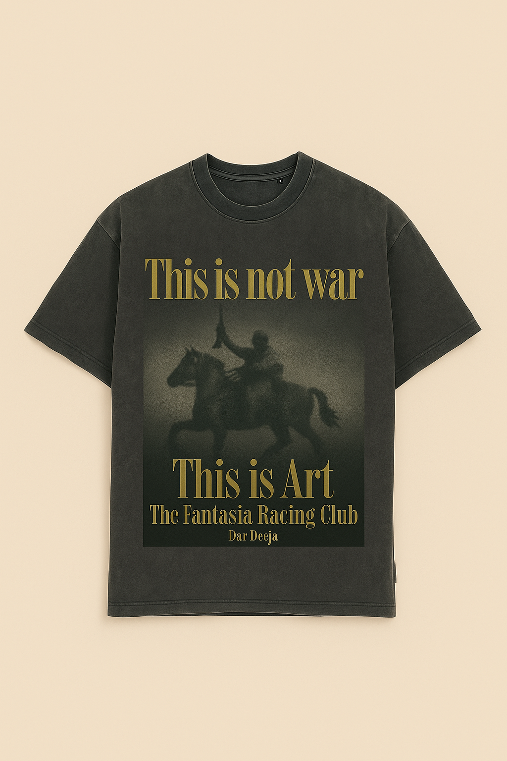 T-shirt This is not War  — Oversized fit — Dar Deeja